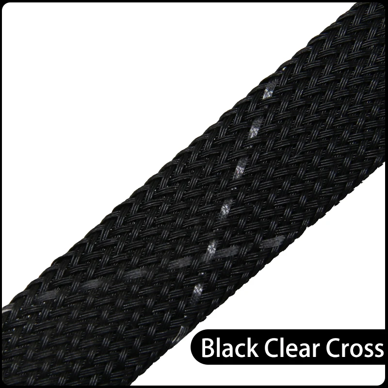 ПЭТ-оплетка Кабельная муфта 2 4 6 8 10 12 14 16 20 25 30 мм Расширяемая изолированная проволока высокой плотности USB-аудио линия Защитная оболочка