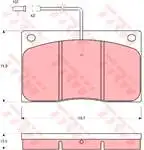 

Store code: GDB443 inner brake pad