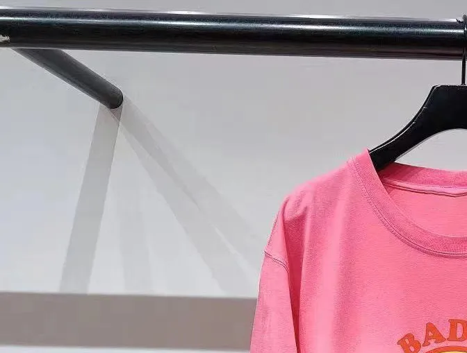 

Women Cotton Letter Print T-shirt Gradient Smiley Fresh Short Sleeve Tees Summer 2022 Loose Female Tshirts