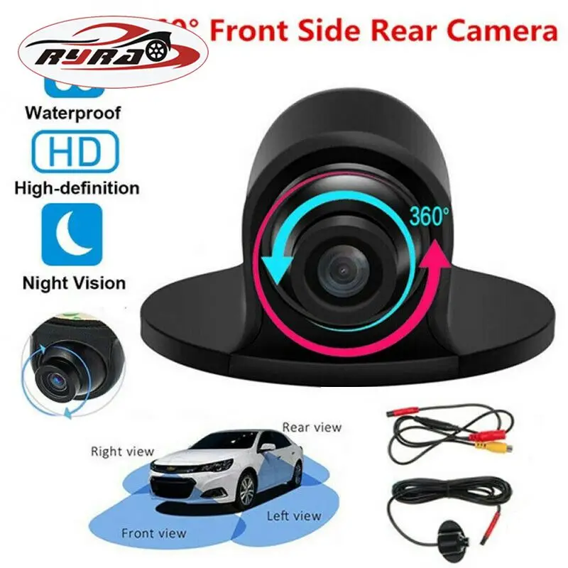 

Ccd Автомобильная камера заднего вида Водонепроницаемая Ночная вращающаяся на 360 градусов автомобильные аксессуары широкоугольная камера з...