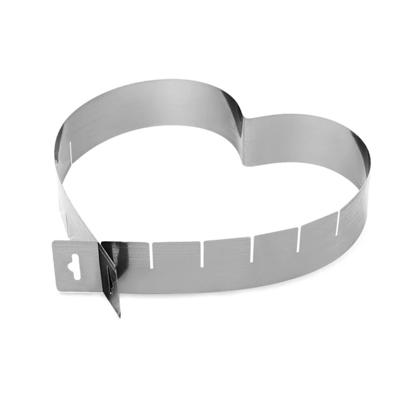 

Pastry Mould Portable Safe Mold Fondant Stainless Steel Cutter Heart Shape