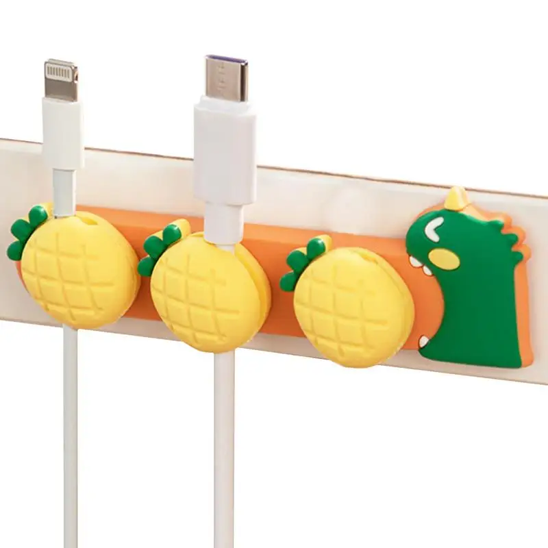 

Cord Management Organizer Home Magnetic Cable Clips Wire Holder With 3 Brackets Self-Adhesive Charging Cable Organizers For Home