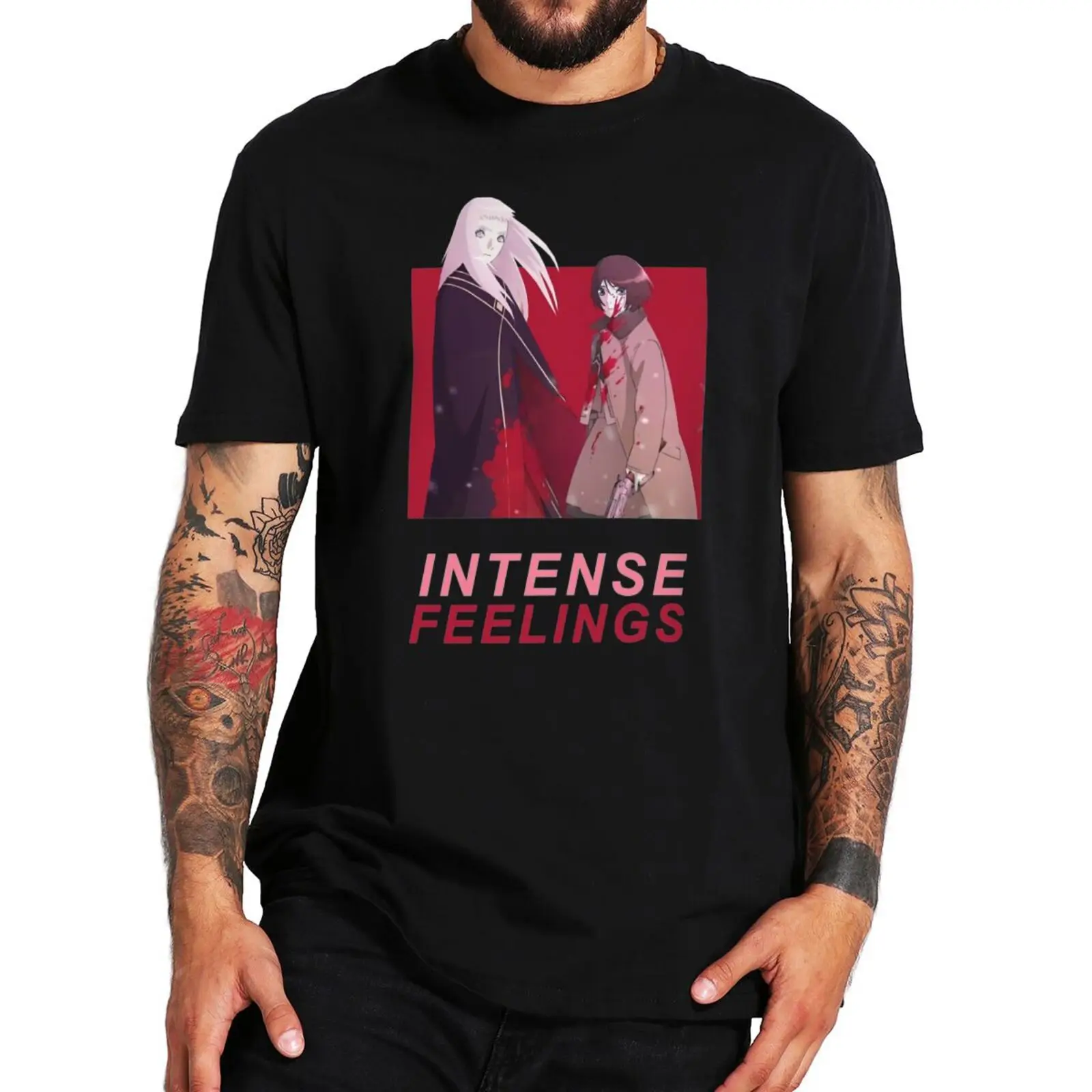 

Vampire In The Garden T Shirt 2022 Original Japanese Net Anime Fans Tee Tops EU Size Summer 100% Cotton Casual T-shirts
