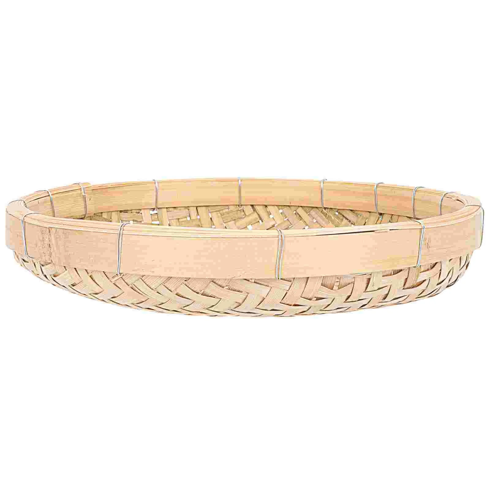 

Многофункциональная бамбуковая корзина, кухонная корзина для приготовления еды на пару, простой держатель для закусок