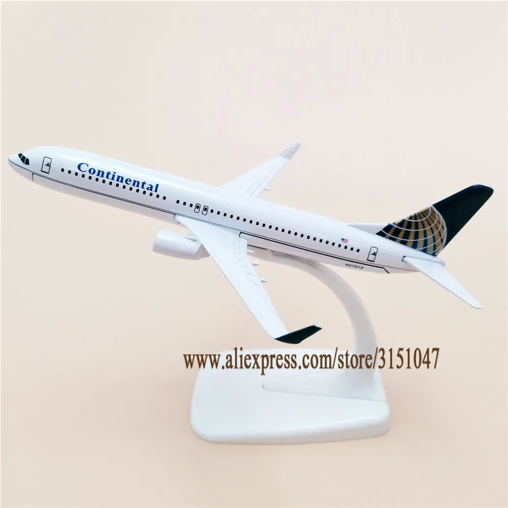 

16cm Alloy Metal American Air Continental Boeing B737 737-800 Airlines Diecast Airplane Model Airways Plane Model Aircraft Gift