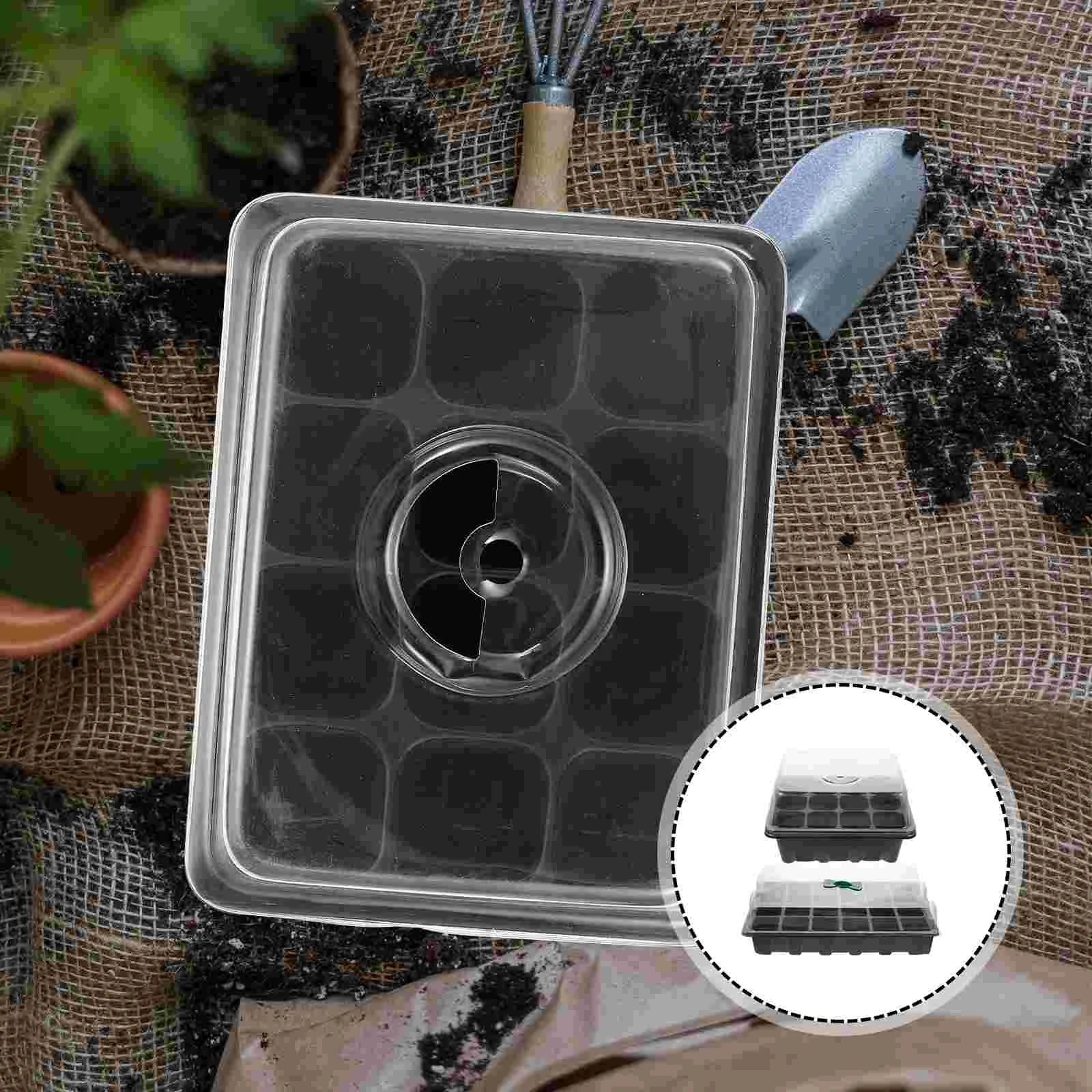 

2Pcs Vegetable Growing Trays Plant Germination Equipment Plant Growth Box