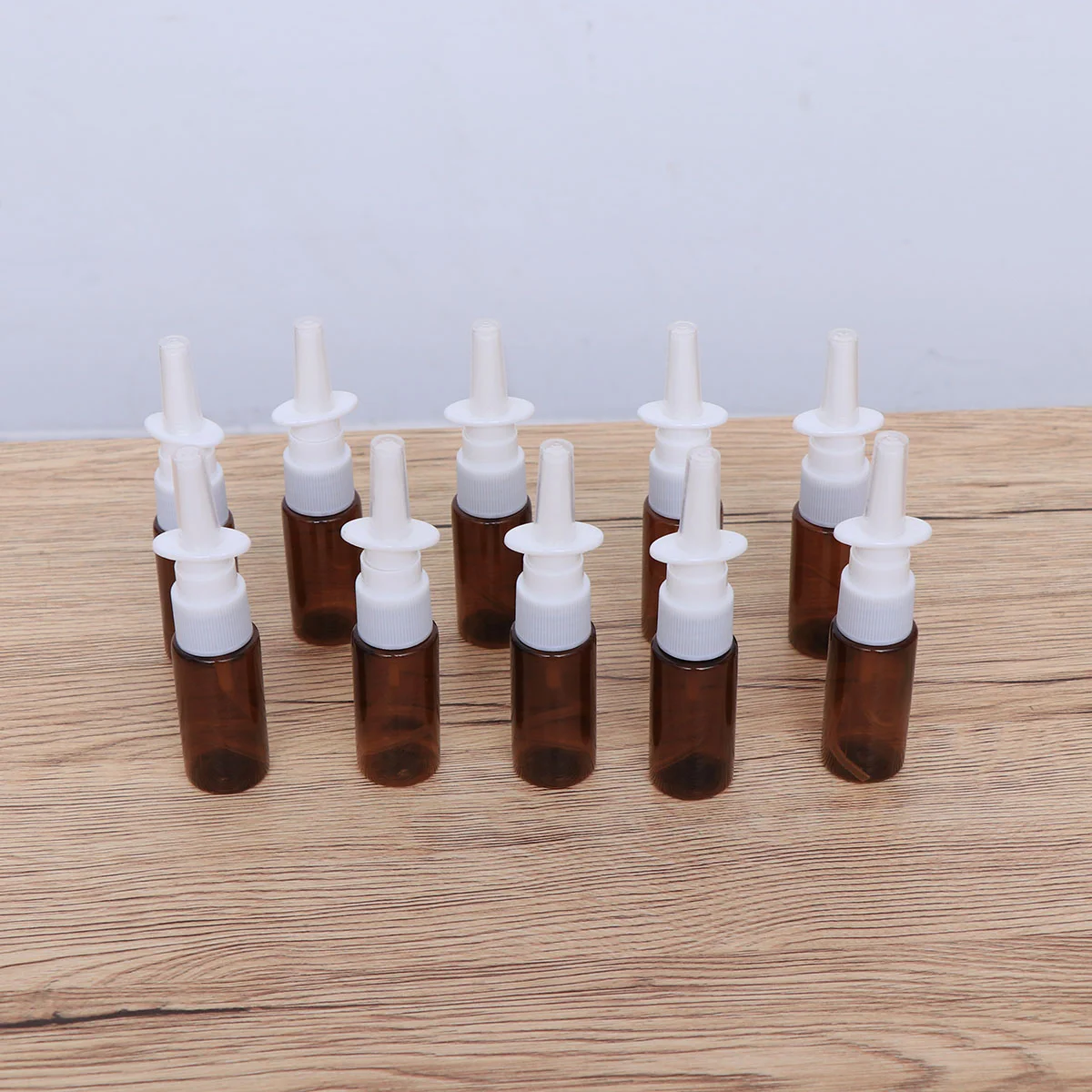 

Bottle Nasal Spray Empty Nose Mist Sprayer Mini Bottles Refillable Pump Fine Amber Brown Container Vials Travel Essential