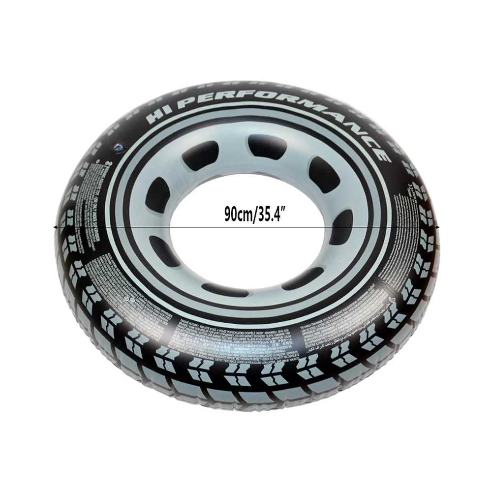 Летнее надувное кольцо из ПВХ автомобильное колесо круглая повязка для плавания