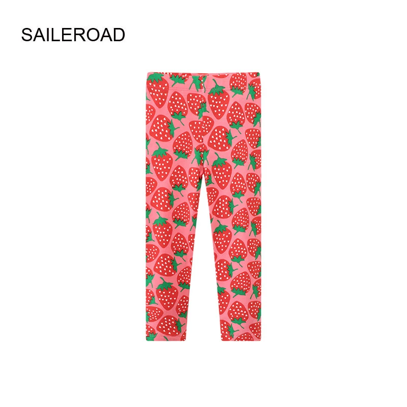 

SAILEROAD 2023 New 2-7Years Baby Pants Strawberry Kids Leggings for Girls Trousers Children Pants