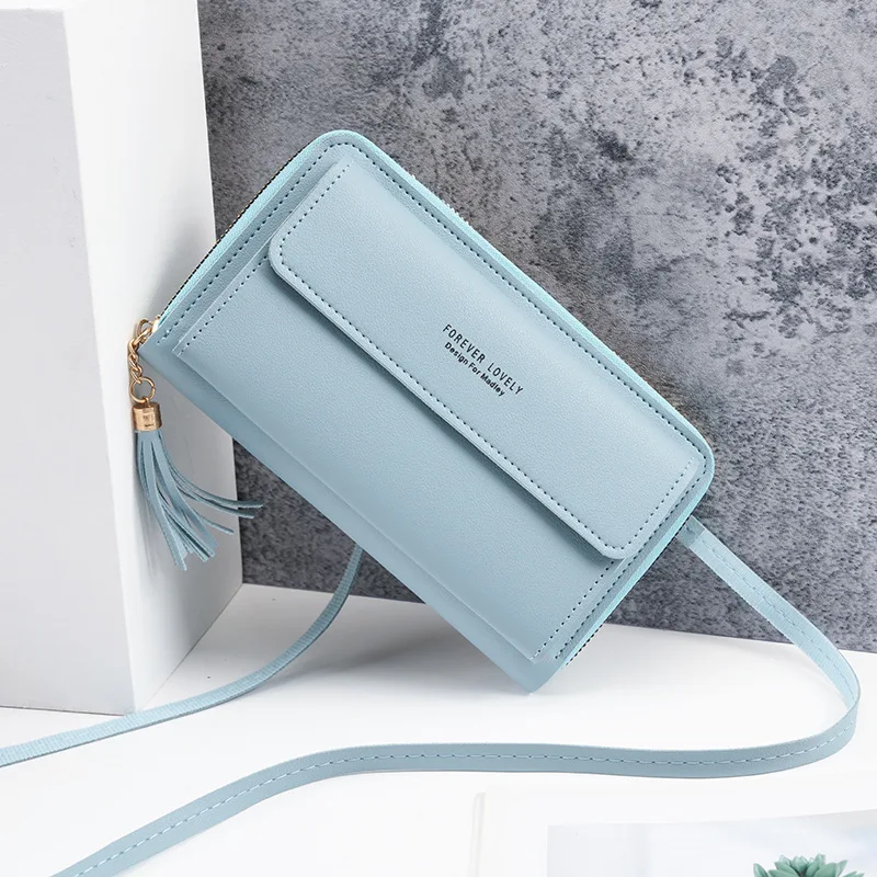 

Soft Leather Women Handbags Bags Big Capacity Shoulder Bag Fashion Phone Pouch Mini Messenger Bag Clutch Wallet bolsas de mujer