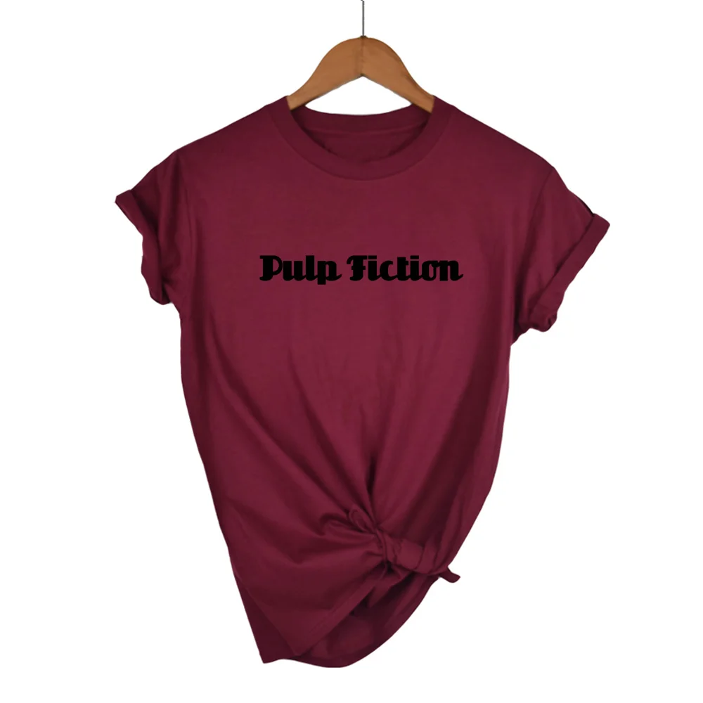 Новая женская футболка из фильма Криминальное чтиво Harajuku Ullzang 90-х годов корейская