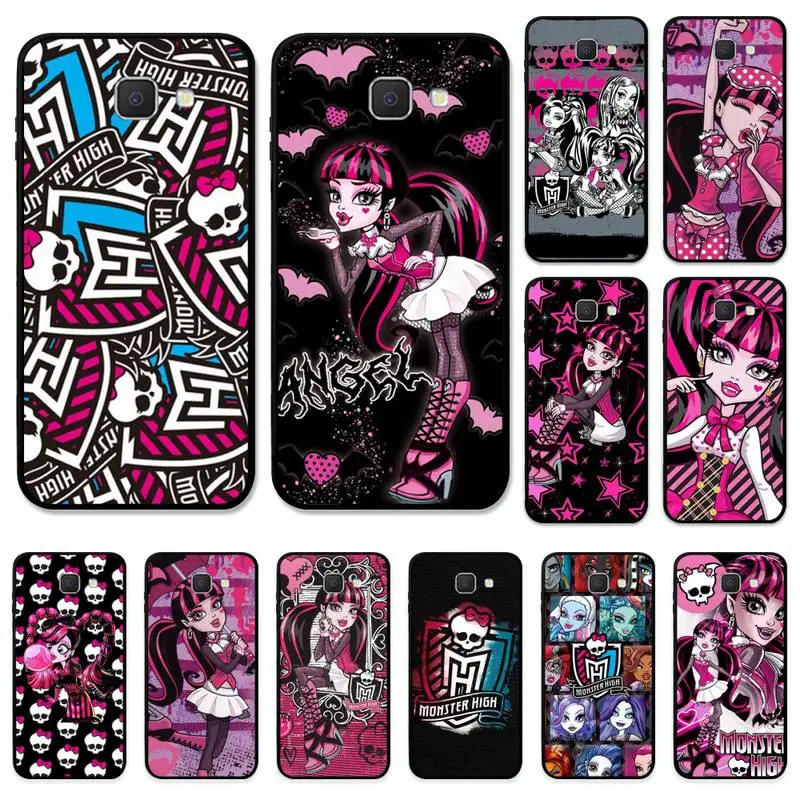 

M-Monster Cartoon High Phone Case for Samsung J 4 5 6 7 8 prime plus 2018 2017 2016 J7 core cover