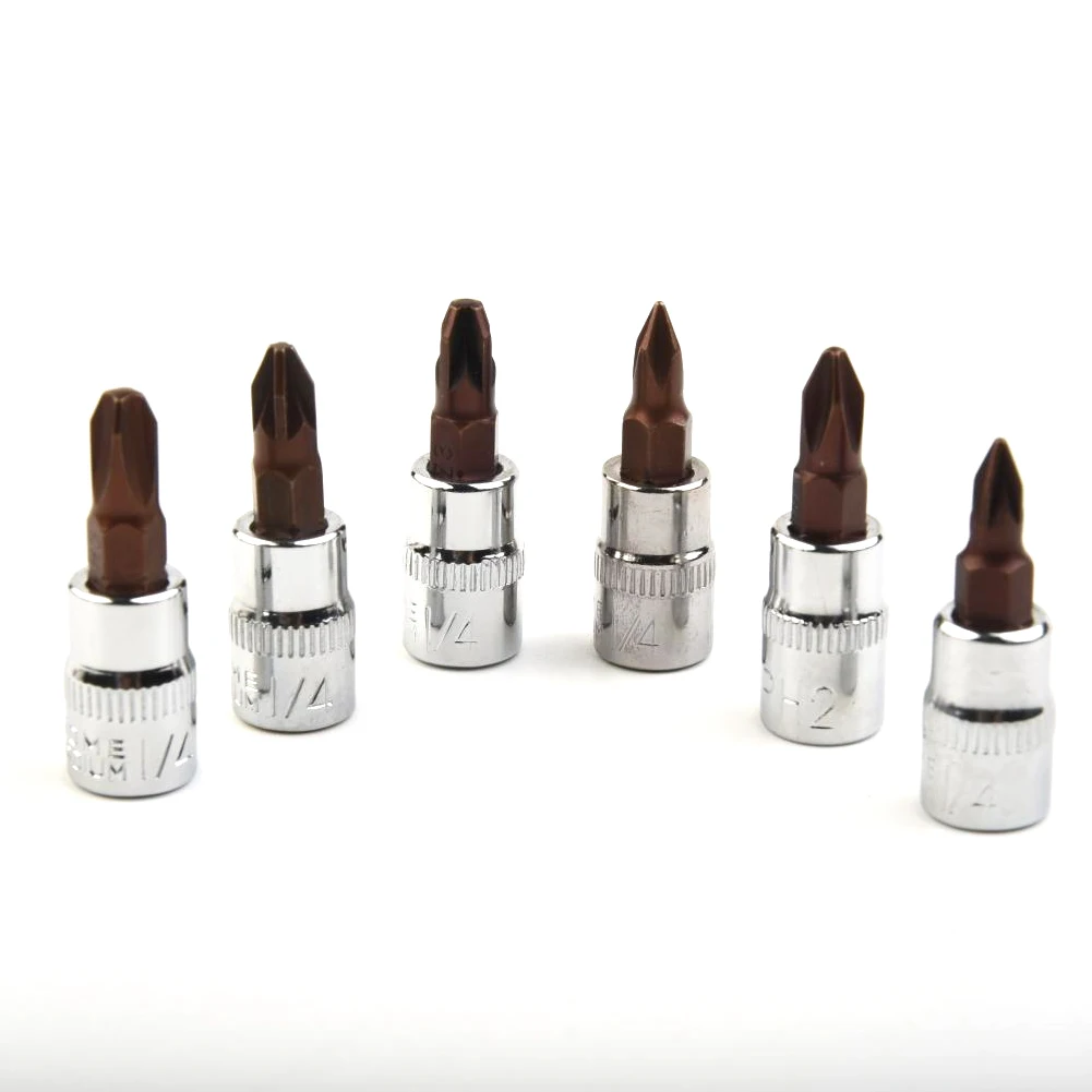 Надежный и универсальный набор бит PH Pozi из 6 предметов для привода 1/4 идеально