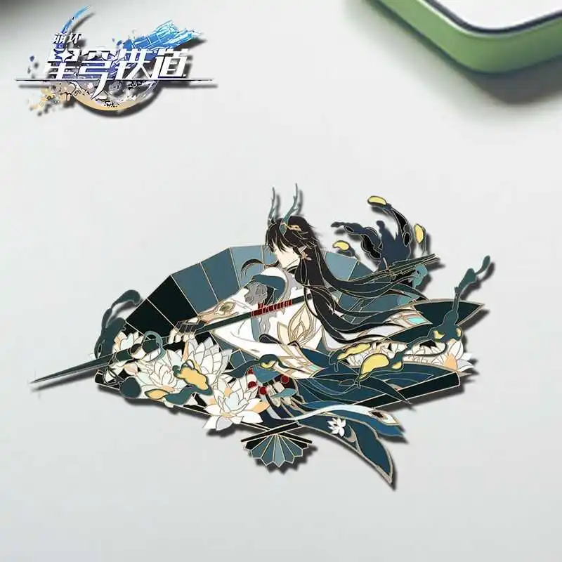Аниме Honkai: Star Rail Blade Dan Heng • Imbibitor Lunae Значок Косплей Опора Булавка Брошь Сияющая