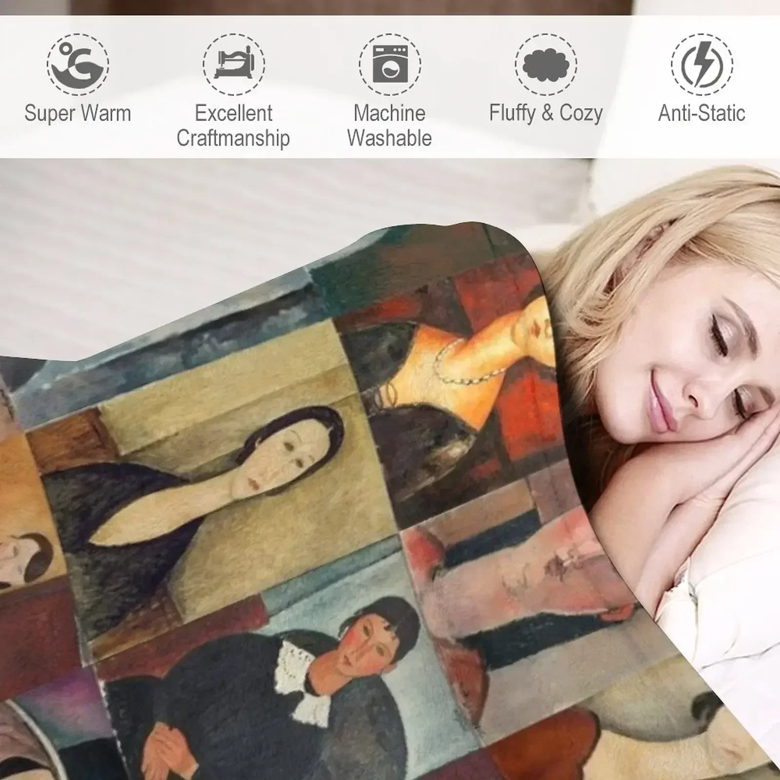 Одеяло Amadeo Modigliani роскошные теплые зимние одеяла в стиле аниме