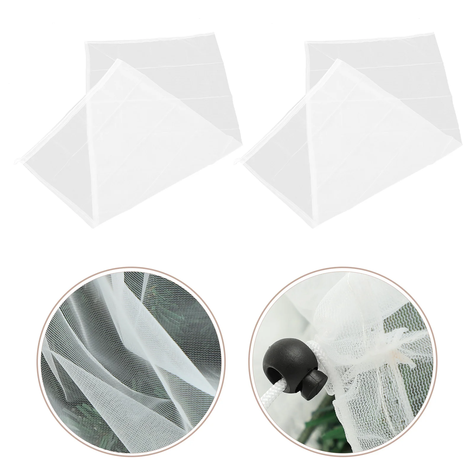 

Nettingfruit Cover Net Garden Barrier Bag Bird Protection Mesh Tree Bags Drawstring Coversbug Reusable Insect Frost Mango Row