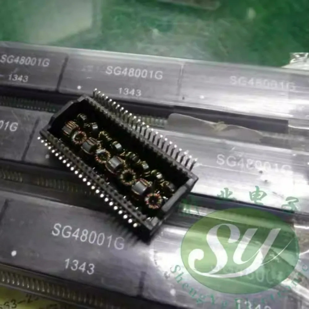 Фото 1 шт. SG48001 SG48001G JWD SOP-48 двухпортовый гигабитный сетевой трансформатор, совместимый с PulseH5104