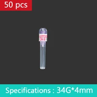 disposable hypodermic needle 34g 1 5mm 2 5mm meso filler injection mesotherapy needle cosmetic sterile needles