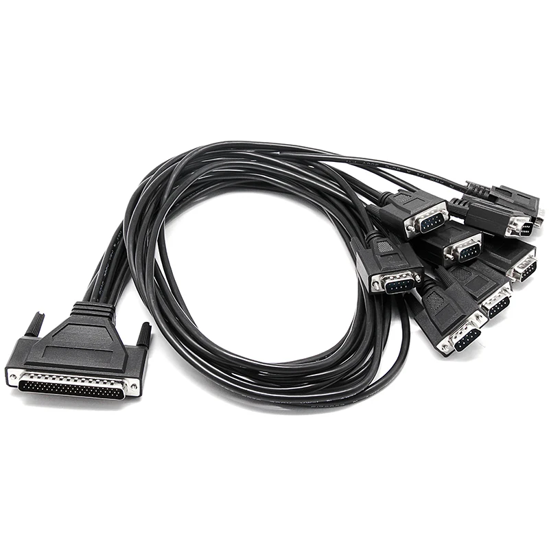 Фото Промышленная последовательная карта UOTEK PCI-E к RS-232 PCIE к RS232 8-портовый высокоскоростной преобразователь DR62 Com Разъем DB9 4U UT-788 №2