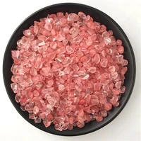 500g natural stones gravel crystal chip mineral red crystal tumbled rock quartz specimen gemstones home aquarium decoration