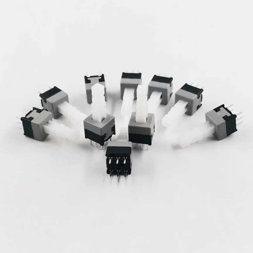 

Самоблокирующиеся переключатели 8,5x8,5x22 мм, длинная ручка 3,3 мм, квадратная головка, общая высота 22 мм, Длина ручки 14 мм