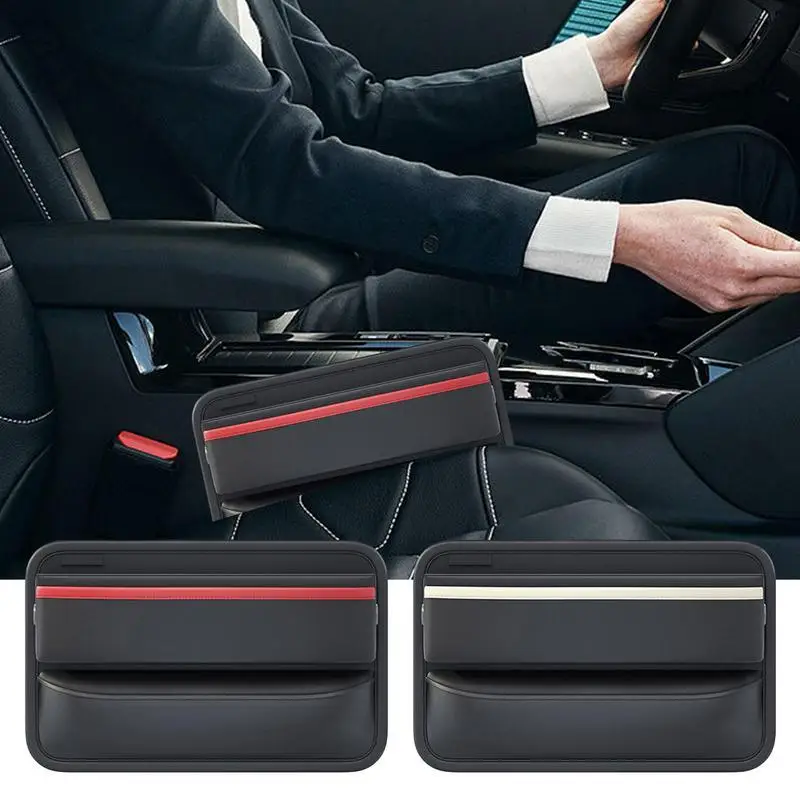 

Car Seat Filler Organizer PU Leather Car Console Leaks Pads Plug Spacer Universal Car Accessories Interior Car Organizer