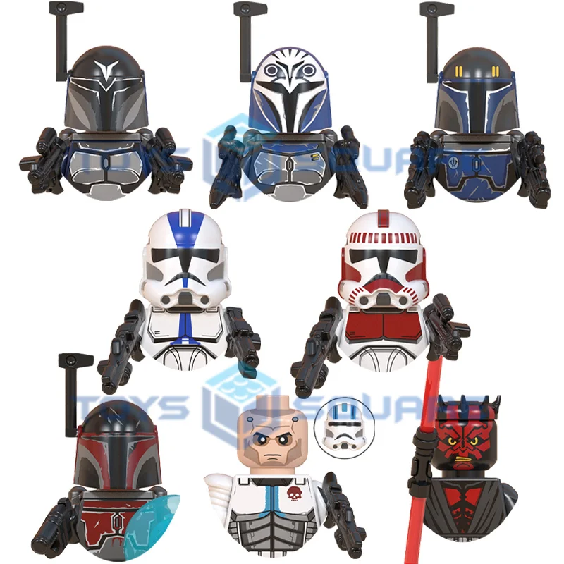 

HEROCROSS, эхо Бо, Katan Death Watch, Manda, супер-командировка, Sith Maul, 501-я копия, Shock Trooper, модель блоков, Семейная Игрушка
