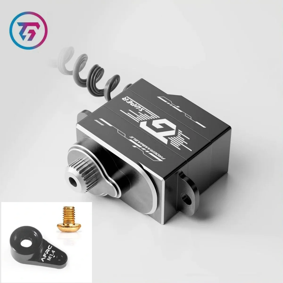Фото TG RCING TG Super 1/24 1/28 MINI Металлический сервопривод ZH1.5 Разъем Черный/Фиолетовый (25T Сервопривод Внешний диаметр 4,9 мм) №2