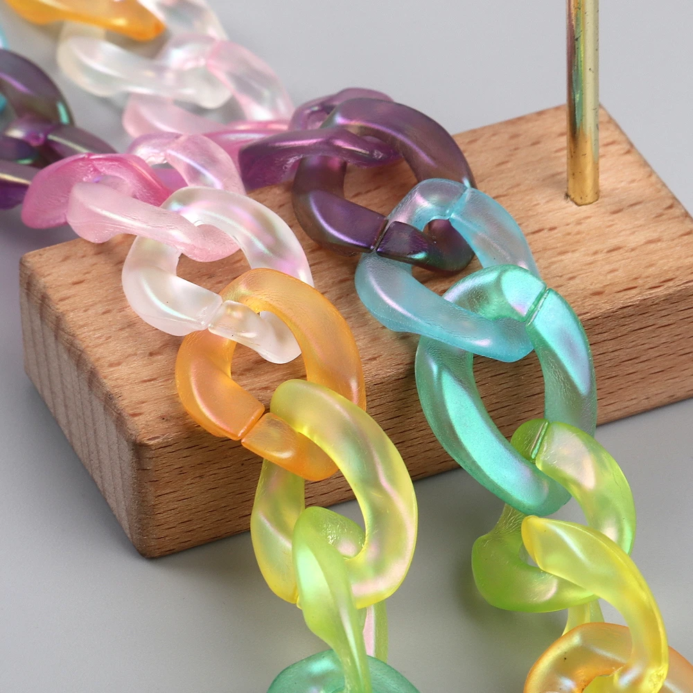 Новая матовая Цветная Акриловая цепочка AB для очков женщин шнур держателя