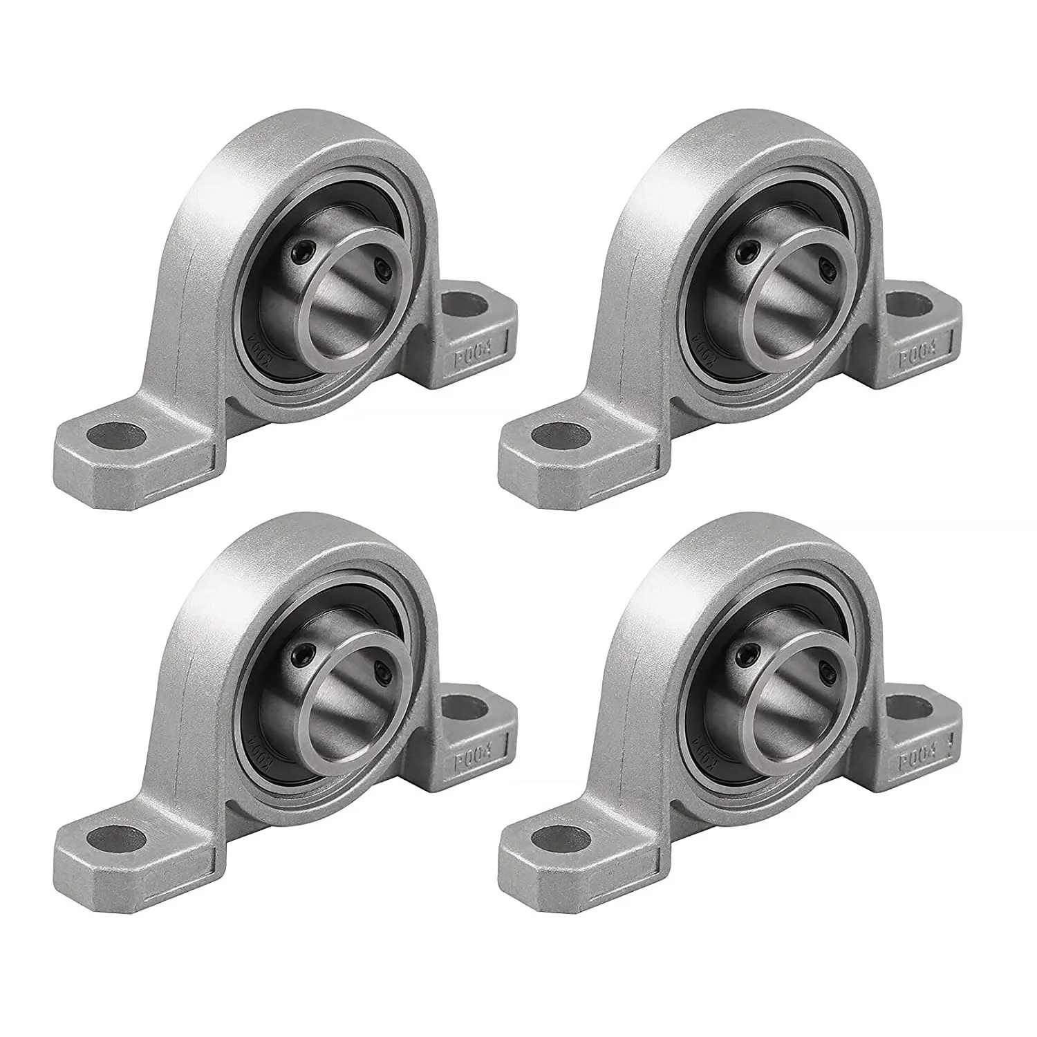 

4 Pcs Bearing Housing Flange Bearing 20mm KP004 Ball Bearing Block Pillow Block Bearing for Spare Parts for 3D Printer