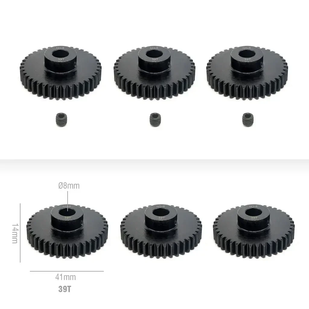 Фото Шестерня редуктора двигателя M1 8 мм 13T 14T 15T 16T-20T 20T-25T 26T-30T 31T-49T для радиоуправляемых моделей 1/5 ARRMA 4WD Outcast 8S EXBRC №2