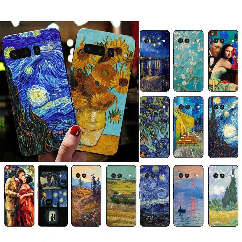 

Phone Case for Google Pixel 7 Pro 7 6A 6 Pro 5A 4A 3A Pixel 4 XL Pixel 5 6 4 3 XL 3A XL 2 XL Funda Vincent Van Gogh Star Night