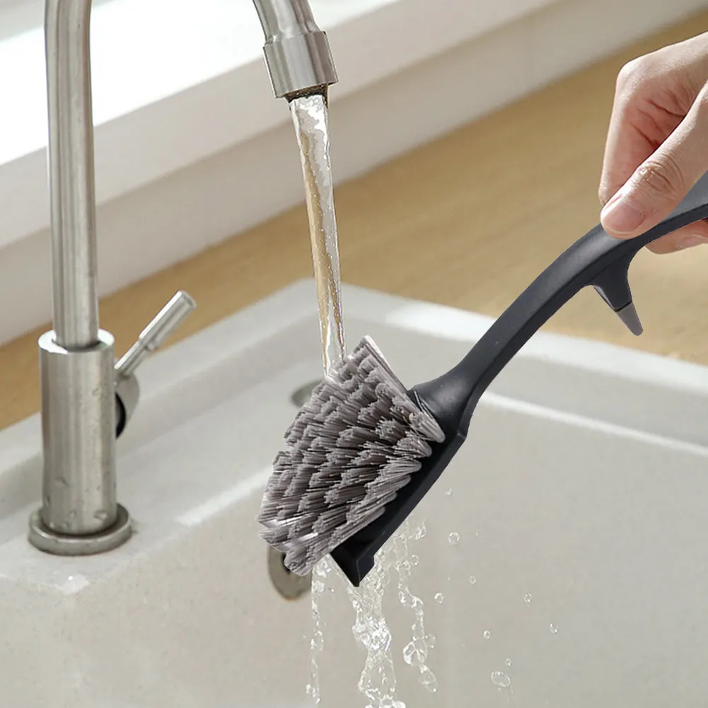 

Multifunctional Hunging Long Handle Pan Pot Brush Dish Bowl Washing Cleaning Brush Household Kitchen Cleaning Tools