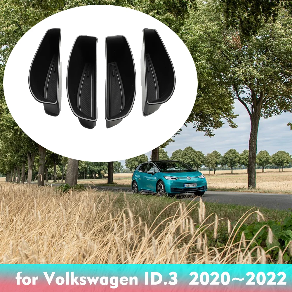 

Коробка-органайзер в автомобиль для Volkswagen VW ID.3 2020 2021 2022 ABS дверь коробка слот контейнер для хранения разное упаковочные аксессуары