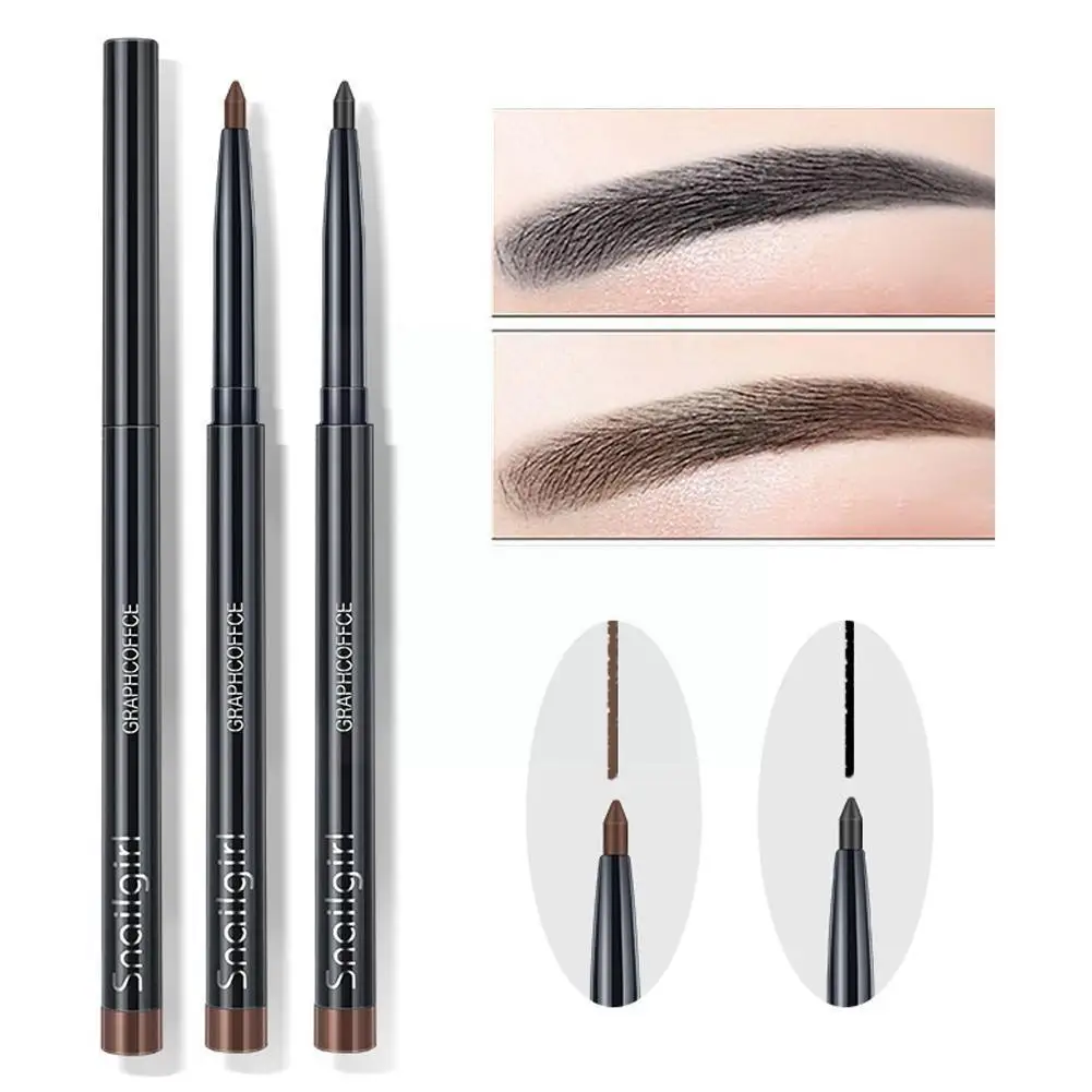 

Mini Auto-rotating Eyebrow Pencil Long-lasting Silky Non-smudge Sweat-proof Texture Water-proof Eye Makeup Eyebrow Cosmetic G0v0