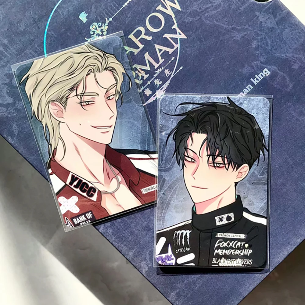 

Мини-открытки с изображением Ким Юйхёна из аниме "Низкий прилив в сумерках", набор из 2 штук