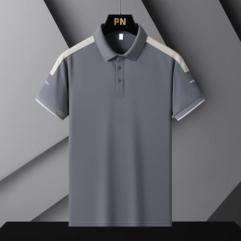 Мужская футбольная рубашка с коротким рукавом быстросохнущее полиэфирное