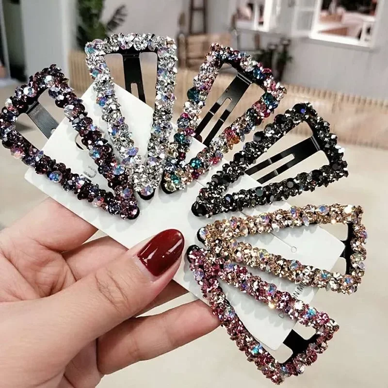 

NEW2023 Girl Hair Claw Geometric Imitation Pearl Hairpin Crab Retro Heart Shape Crystal Hair Clips Hair Accessories for Women