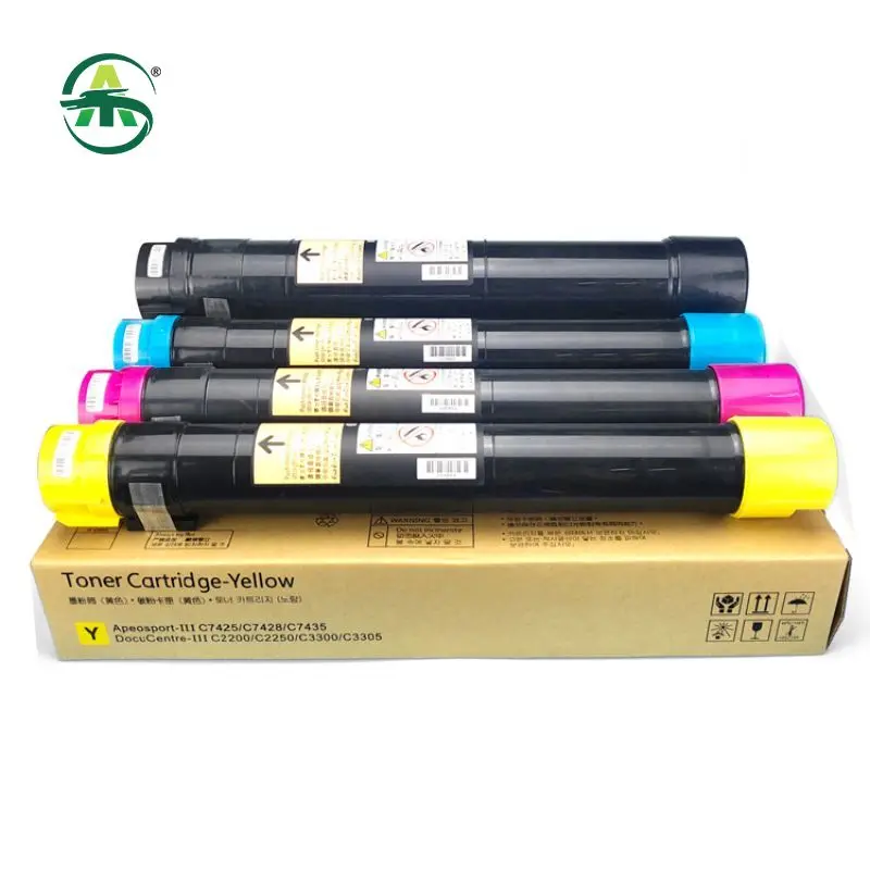 DCC2250 7500 Printer Toner Cartridge Compatible for Xerox Docu Print C2250 C2255 C3360 Sambo E-Laser CA3250 Phaser 4pcs/set |