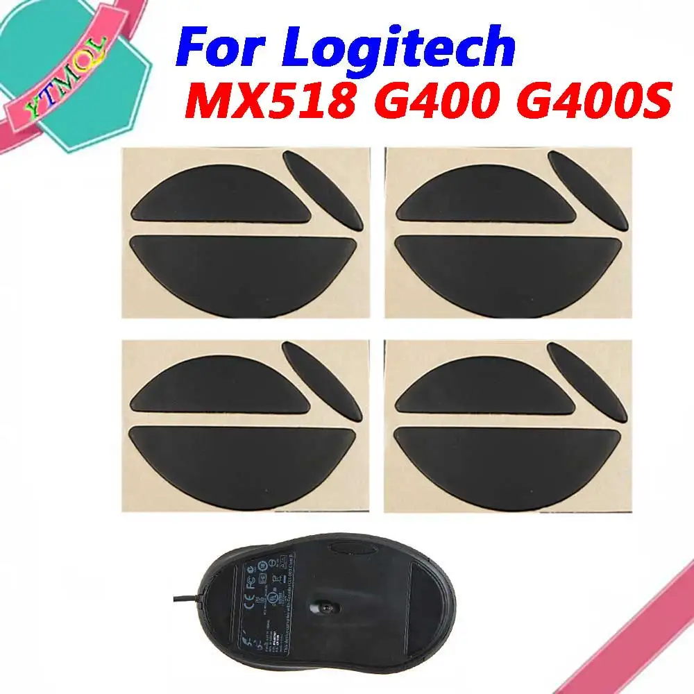 

Детские подставки для мыши, коньков, коврики для Logitech MX518 G400 G400S, беспроводная мышь белого и черного цветов, противоскользящий разъем для наклеек, 1-10 комплектов