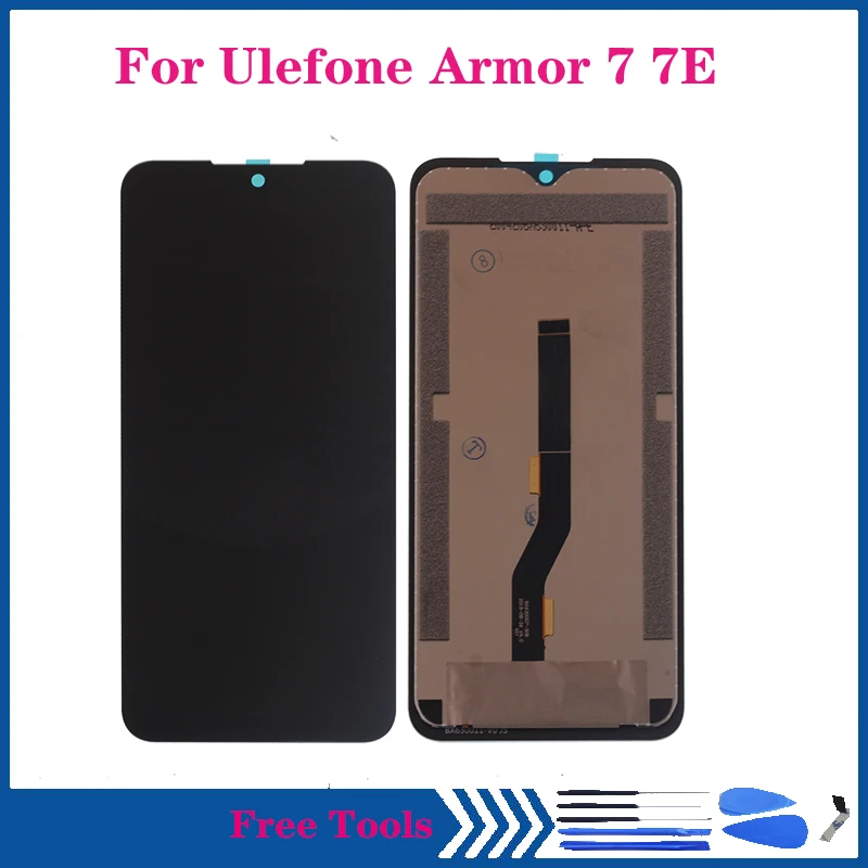 

6.3" Original For Ulefone Armor 7 Display LCD Glass Panel Touch Screen Digitizer Assembly For Ulefone Armor 7E Screen Repair kit