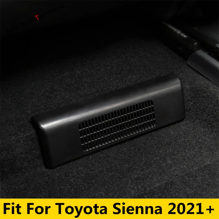 

Car Under Seat Floor Air Conditioning AC Heater Vent Outlet Cover Sticker Grille Frame Accessories For Toyota Sienna 2021 2022