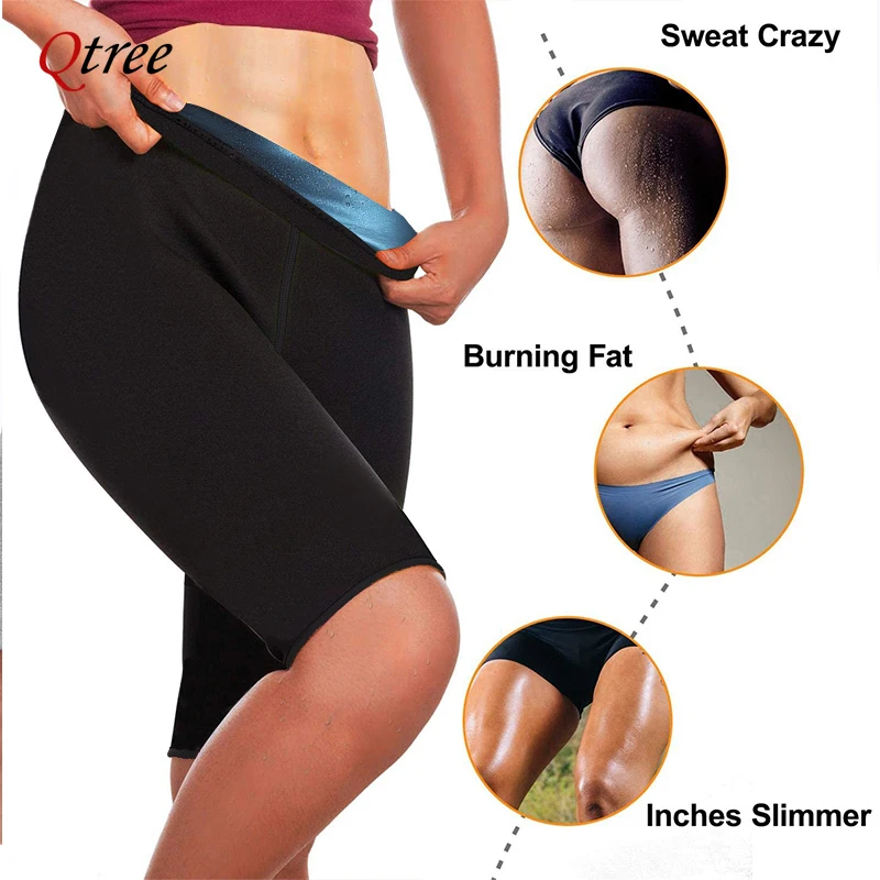 Women Body Shaper Pants Sauna Hot Sweat Sauna Effect Slimming Shapewear Workout Gym Fitness Leggings Trimmer Fat Burn Pants