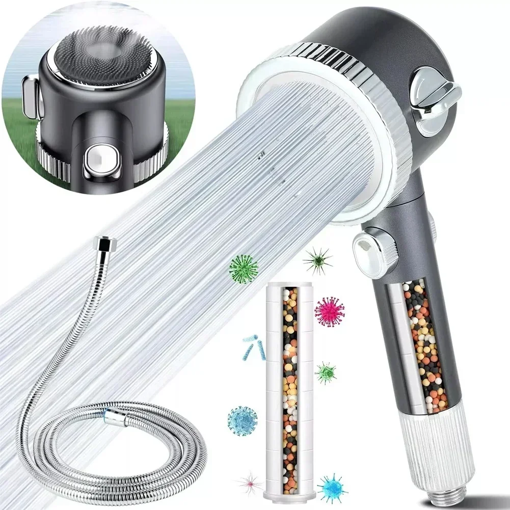 3-режимная насадка для душа высокого давления портативный фильтр смеситель дождя