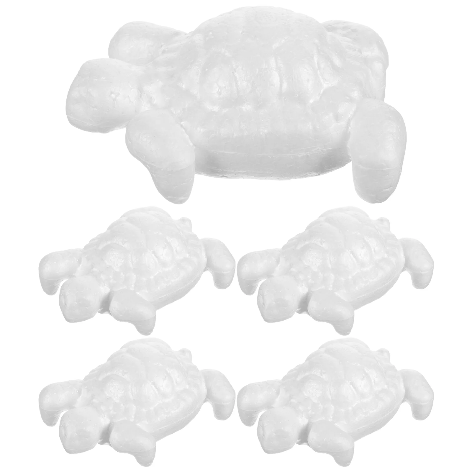 

5pcs Craft Foam Turtle DIY Paintable Unfinished Foam Turtle Crafts DIY Turtle Modeling