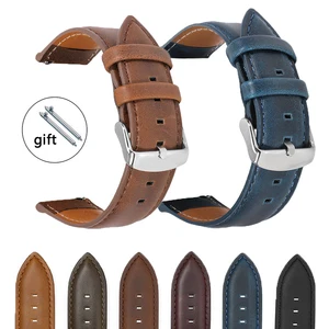 Image for 18 20 22mm Leather Strap for Samsung Galaxy Watch  