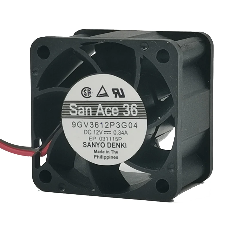 Новинка шариковый охлаждающий вентилятор 9GV3612P3G04 DC 12V 0.34a 4028 4 см