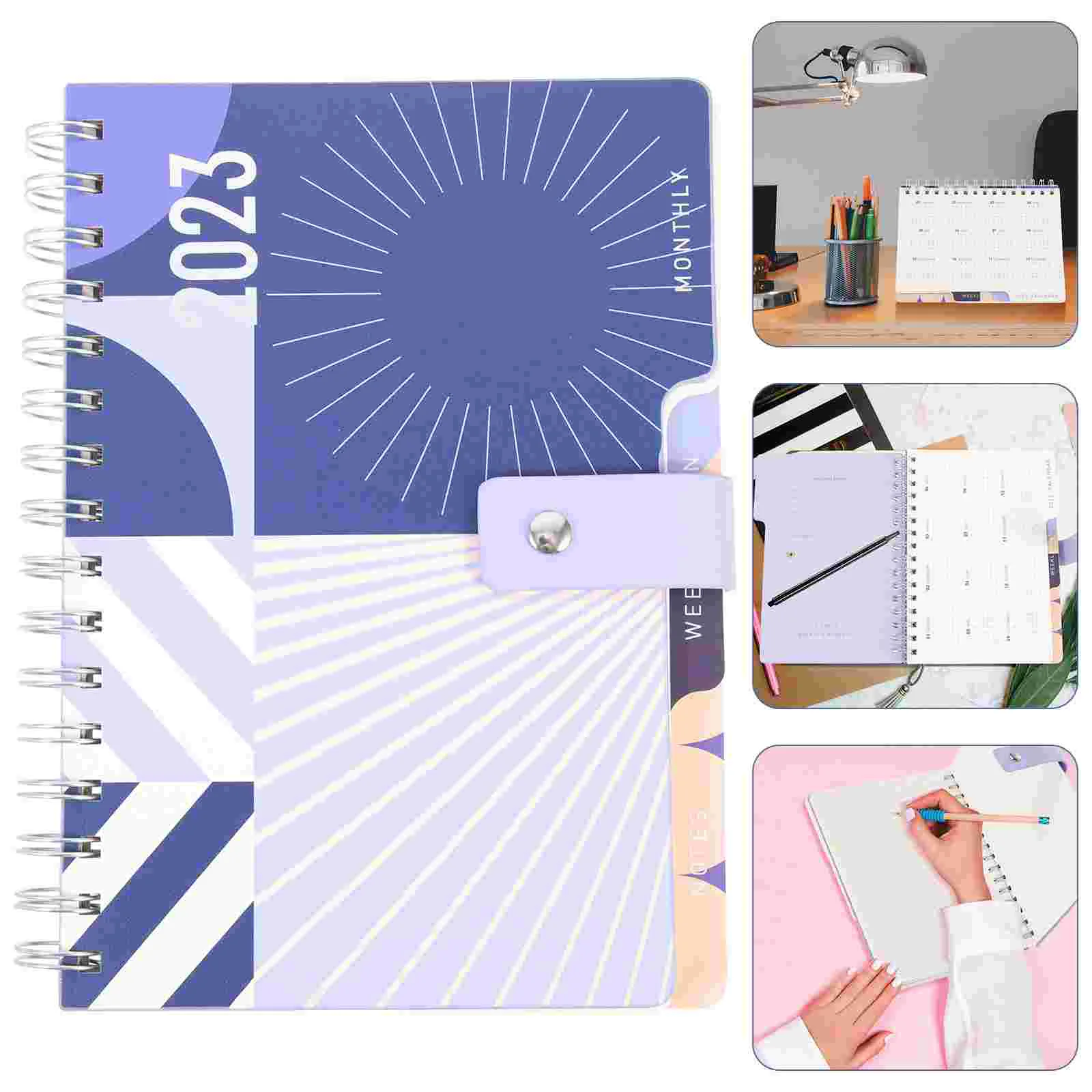 

Planner Notebook Daily Book Calendar Notepad Weekly Schedule Spiral Journal Goal Pad Binding Writing Wire Do Academic Note Coil