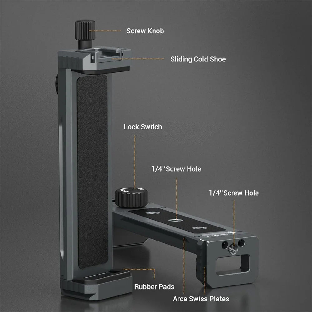 LEAPLIGHT Универсальная алюминиевая подставка для планшета и телефона зажим штатива