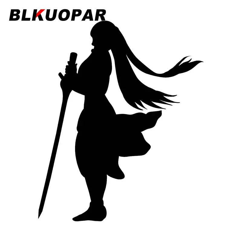 

BLKUOPAR женские длинные наклейки в виде меча, простая наклейка, бампер, автомобильный холодильник, устойчивый к царапинам виниловый материал, украшение JDM